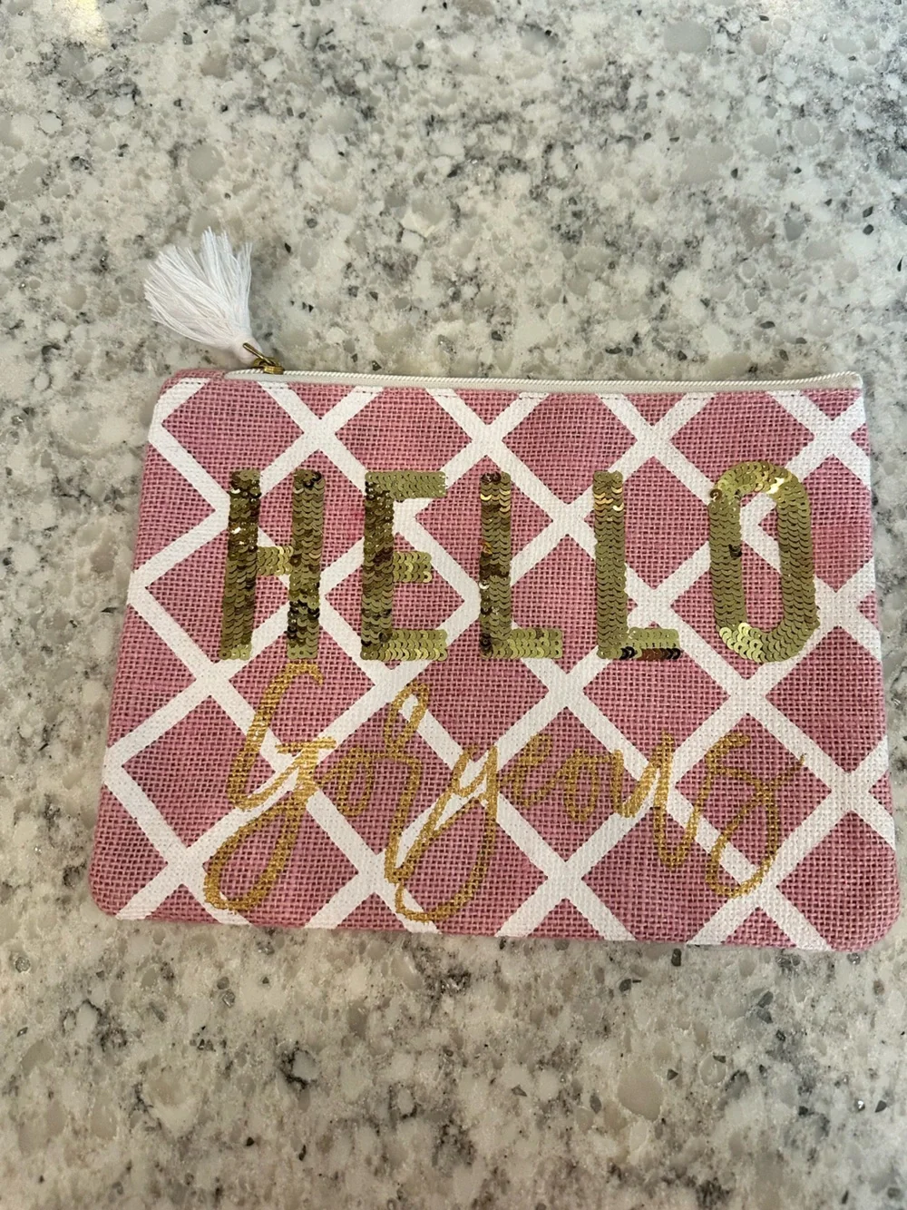 Mud Pie Pink & Gold 
